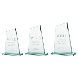 VANQUISH JADE GLASS AWARD - 150MM - AVAILABLE IN 3 SIZES